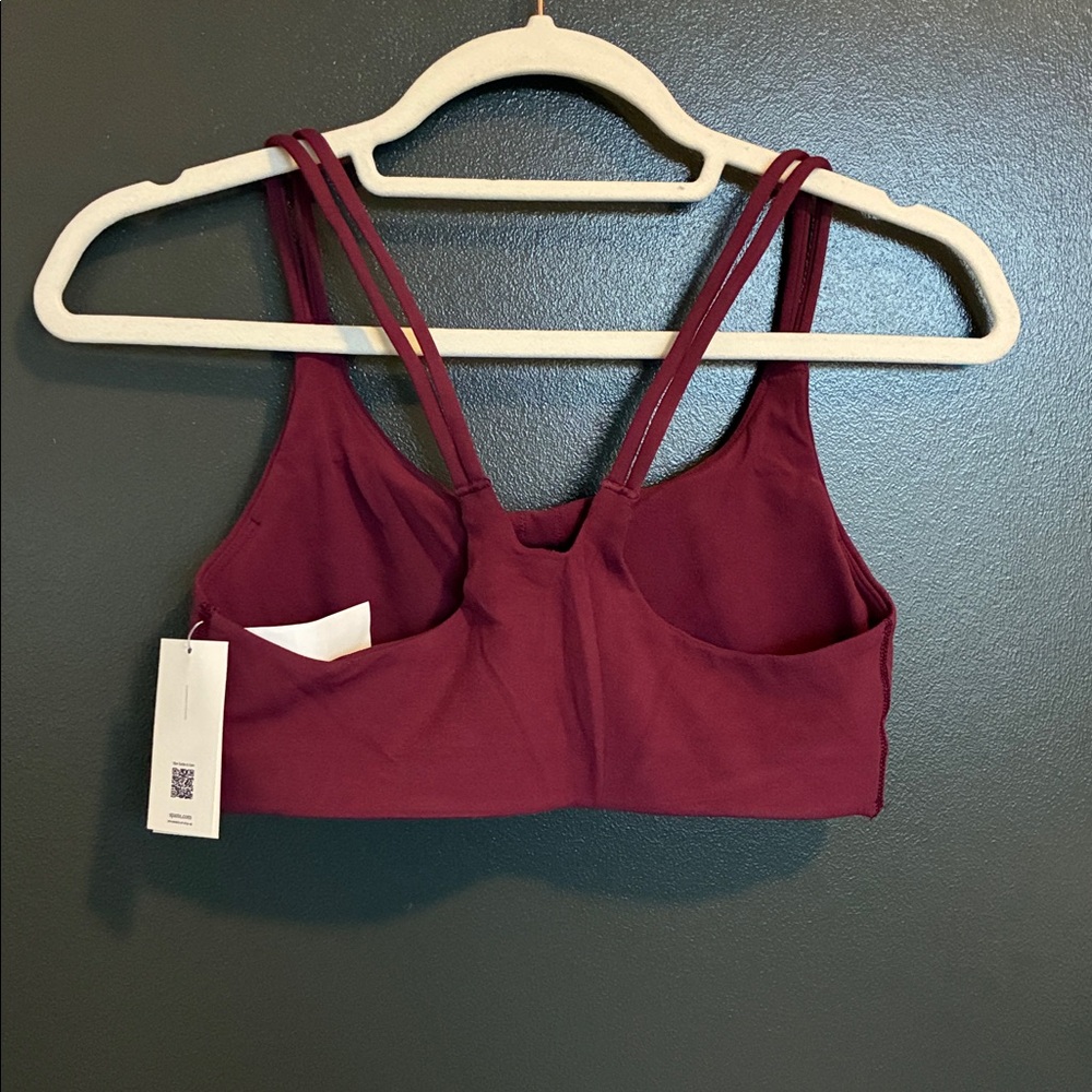NWT Spanx Bare Essentials Zero Impact Bra Plum Berry Sz S - Picture 5 of 7